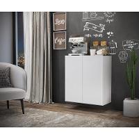 Aparador Buffet 2 Portas Suspenso Veneza Multimóveis V3608 Branco Branco - 2
