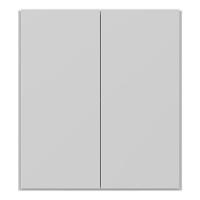 Aparador Buffet 2 Portas Suspenso Veneza Multimóveis V3608 Branco Branco - 3