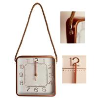 Relógio De Parede 20 Com Com Alças De Sisal Rose - 1