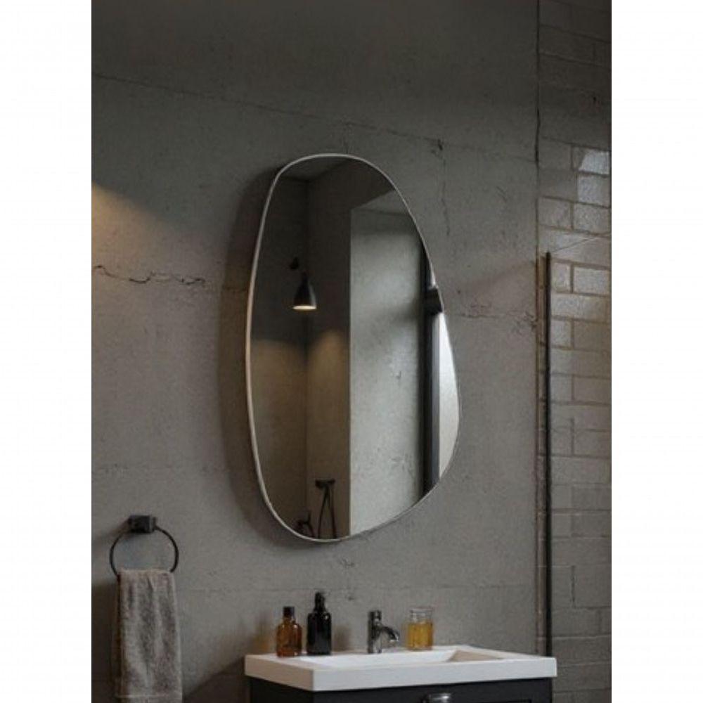 Gabinete Para Banheiro Com Cuba E Espelheira Organica 80cm Mdf Verde Dubai - On Móveis - 2