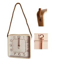 Relógio De Parede 20 Com Com Alças De Sisal Branco - 1