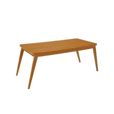 Mesa De Sala Jantar Havana Madeira Maciça C/ Tampo Madeirado C/ Canto Curvo 180x90cm Naturale - Rufato