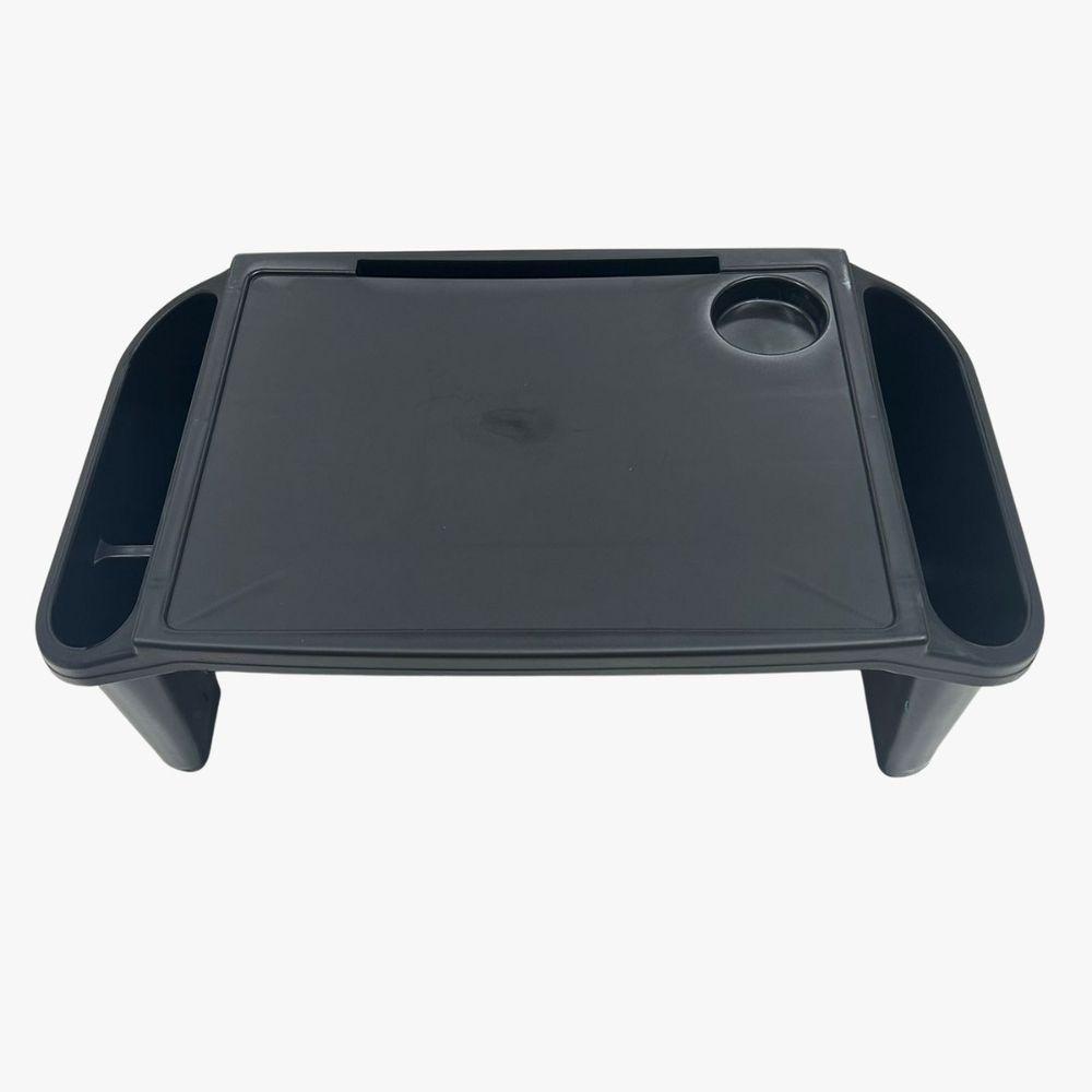 Bandeja Mesa Colo Apoio Comer Refeição Cama Suporte Notebook + Luminária Led Cor Preto - 3