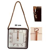 Relógio De Parede 20 Com Com Alças De Sisal Preto - 2