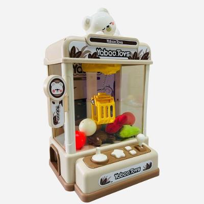 Mini Maquina De Pegar Bichinhos Brinquedo Criança Diversão Bege