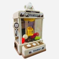 Mini Maquina De Pegar Bichinhos Brinquedo Criança Diversão Bege - 1