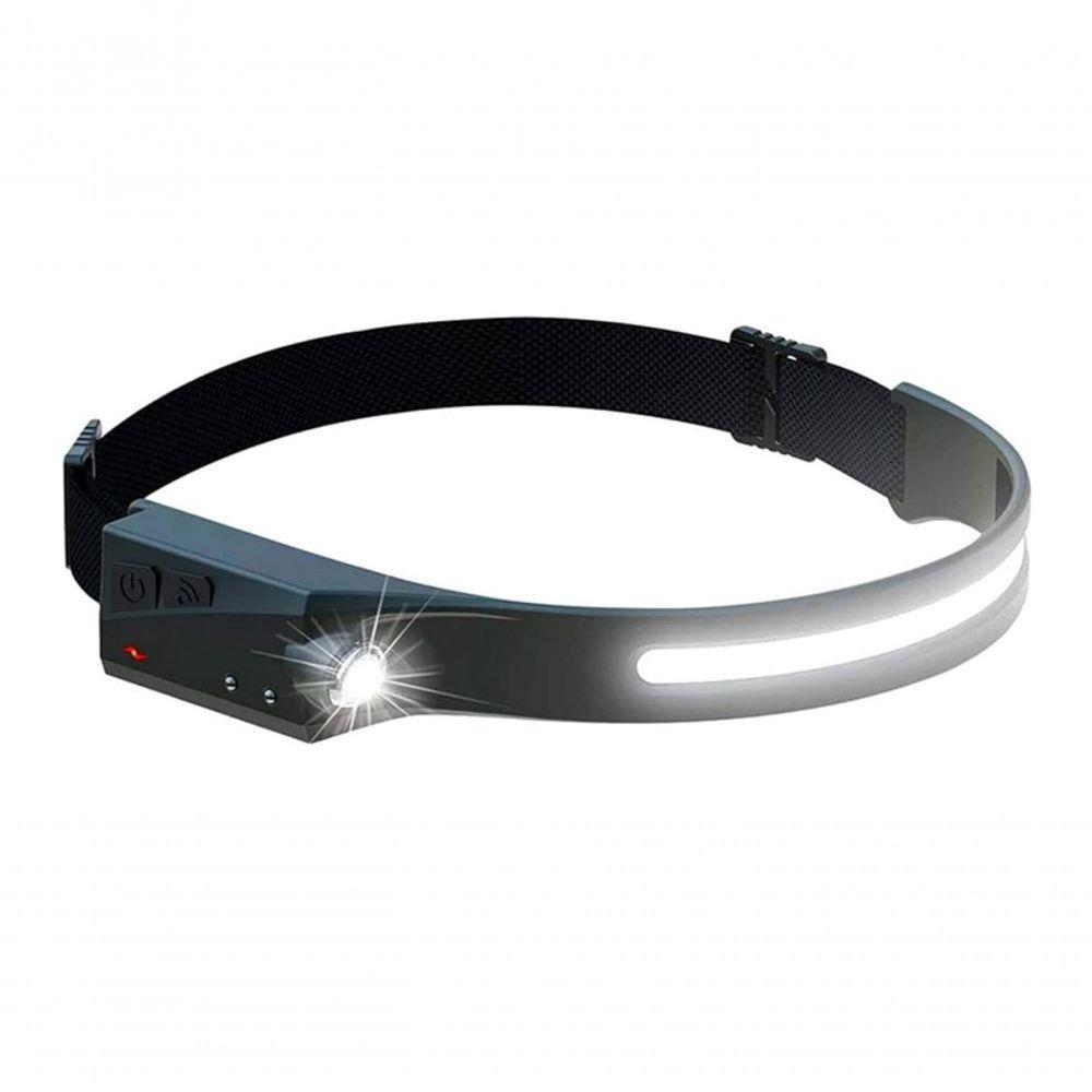 Lanterna De Cabeça Led Recarregável Com Sensor De Movimento, 350 Lúmens, Ipx4 à Prova D'água, 8 Horas De Duração - 1