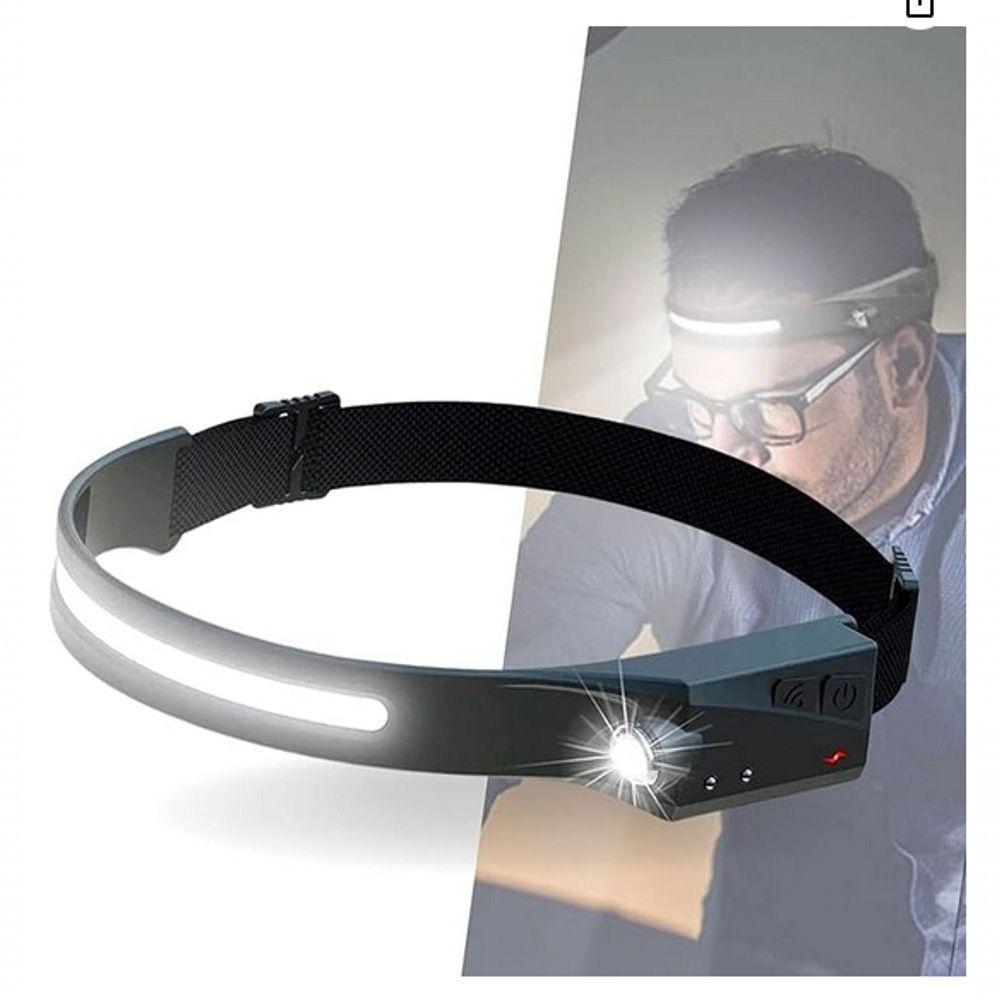 Lanterna De Cabeça Led Recarregável Com Sensor De Movimento, 350 Lúmens, Ipx4 à Prova D'água, 8 Horas De Duração - 2