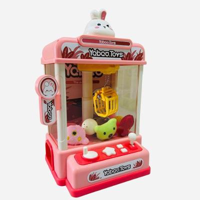 Mini Maquina De Pegar Bichinhos Brinquedo Criança Diversão Rosa