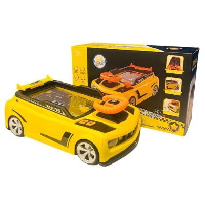 Carro Brinquedo Simulador De Corrida De Carros Volante Amarelo
