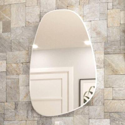 Espelho Para Banheiro Redondo 60cm Mdf Branco - On Móveis