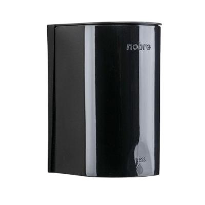 Dispenser Elegante Para Sabonete Líquido E Álcool Gel 500ml Com Reservatório Preto