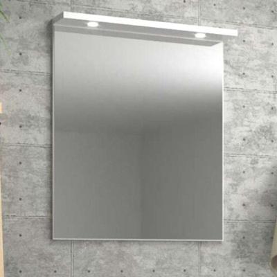 Espelho Para Banheiro Com Led 80cm Mdf Rosa - On Móveis
