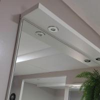 Espelho Para Banheiro Com Led 80cm Mdf Rosa - On Móveis - 8