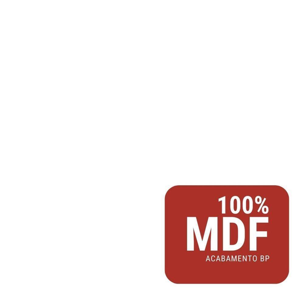 Armário Para Banheiro Com Espelho 80cm Mdf Branco - On Móveis - 5