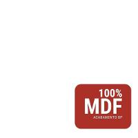 Armário Para Banheiro Com Espelho 80cm Mdf Branco - On Móveis - 5