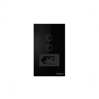 Tomada Simples 10a Smart Wi-fi Ets 2002 Preto 4850069