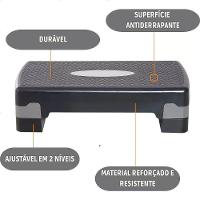 Step De Ginastica Com Ajuste De Altura Academia Exercicio - 2