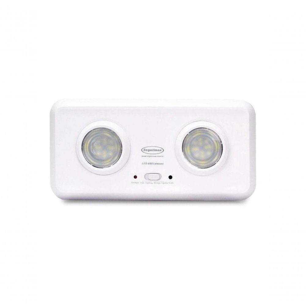 Luminaria De Emergencia Segurimax Led 400 Lumens Duo - 1