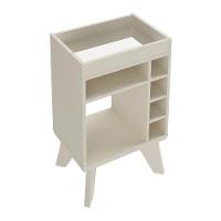 Adega Bar Retrô Com Espelho Multimóveis Cr50033 Off White Off White - 3