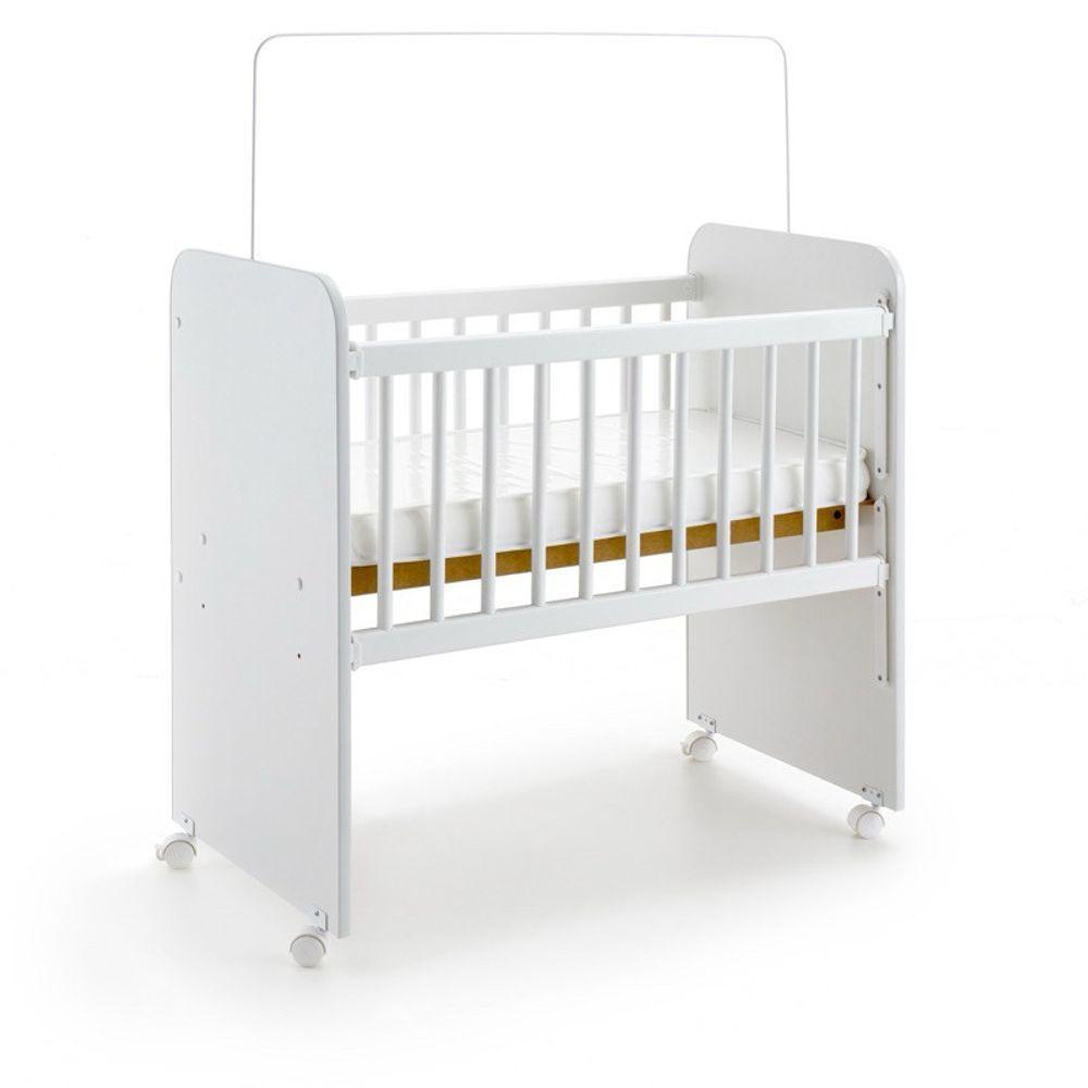 Mini Berço Grade Móvel Com Colchão E Regulagem De Altura - 2