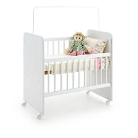 Mini Berço Grade Móvel Com Colchão E Regulagem De Altura - 1