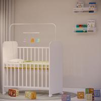 Mini Berço Grade Móvel Com Colchão E Regulagem De Altura - 8