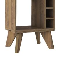 Adega Bar Retrô Com Espelho Multimóveis Cr50033 Pinho Pinho - 3