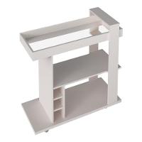 Adega Bar Com Porta-Taças E Garrafas Multimóveis Cr50032 Off White Off White