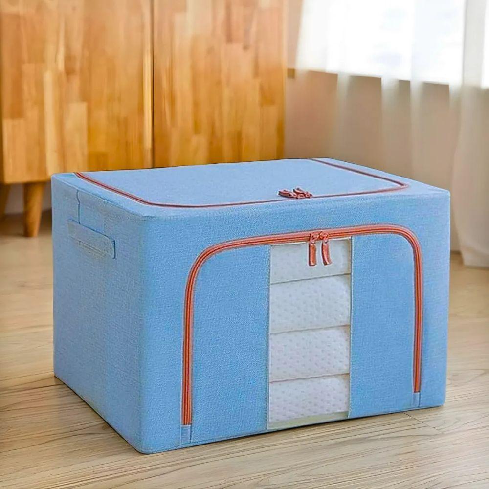 Caixa Organizadora De Roupas Multiuso Dobrável - Azul - 2