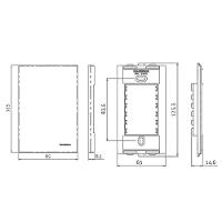 Tomada Dupla Margirius Sleek 2p+t 10a Com Placa 4x2 Preto Ebony - 2