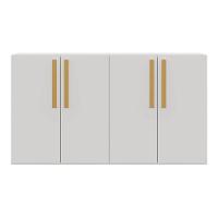 Aparador Buffet 4 Portas Viena Branco/natural