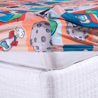 Kit Coordenado Edredom Com Lençol Solteiro Alegria - Astronauta - 100% Poliéster - 5