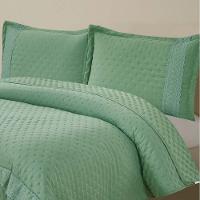 Kit Cobre Leito E Lençol King Melody Dupla Face 7 Peças - Esmeralda - 100% Poliéster - 3