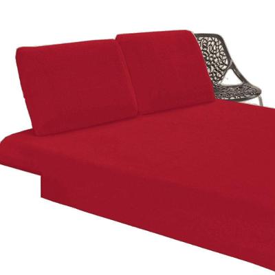 Jogo De Lençol Solteiro Em Manta Plush 2 Peças - Vermelho - 100% Poliéster