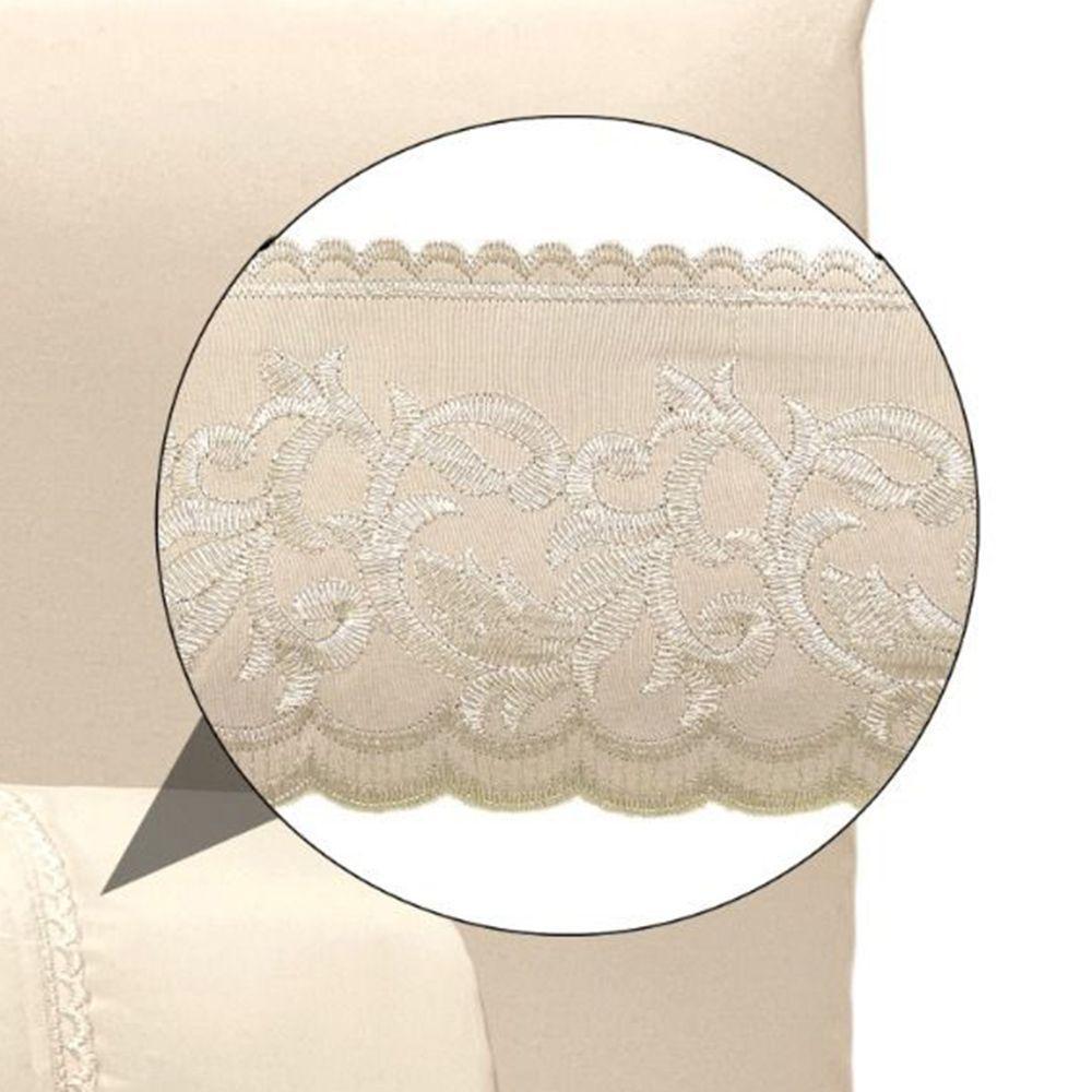 Jogo De Cama Lençol King Top Line 4 Peças - Palha - 100% Poliéster - 2