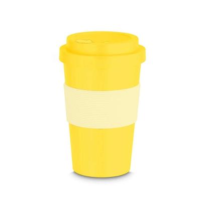 Copo Sustentável Rpet 400ml Amarelo