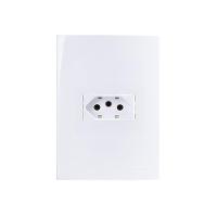 Tomada Margirius Sleek 2p+t 20a Com Placa 4x2 Branca - 1