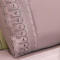 Jogo De Cama Lençol King D Mais 4 Peças - Rosê - 100% Poliéster - 3