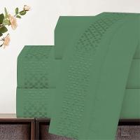 Jogo De Cama Lençol Queen Eclipse 4 Peças - Esmeralda - 100% Poliéster - 3