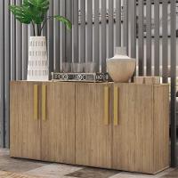 Aparador Buffet 4 Portas Viena V3604 Rustic/Natural Rustic/Natural - 7