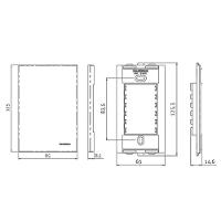 Tomada Tripla Margirius Sleek 2p+t 20a Com Placa 4x2 Branca - 2