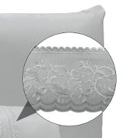 Jogo De Cama Lençol Casal Top Line 4 Peças - Cinza - 100% Poliéster - 2