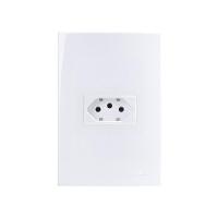 Tomada Margirius Sleek 2p+t 10a Com Placa 4x2 Branca - 1