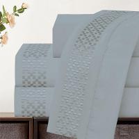 Jogo De Cama Lençol Queen Eclipse 4 Peças - Cinza - 100% Poliéster - 3