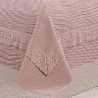 Kit Cobre Leito Colcha Jovial Casal Dupla Face 3 Peças - Rosê - 100% Poliéster - 3