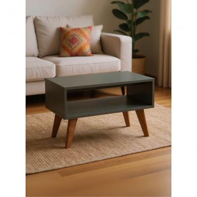Mesa De Centro Retro 60cm Mdf Verde - On Móveis