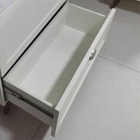 Gabinete Para Banheiro Com Tampo Cuba E Espelho 80cm Retro Mdf Branco Milano - On Móveis - 9