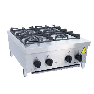 Fogão Inox Profissional Dom Bidone Fdb4m 04 Bocas De Mesa - Venâncio.