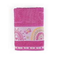 Toalha De Banho Avulsa Minimi Infantil 100% Algodão - 1,15m X 75cm - Rainbow Arco íris - Pink - 2